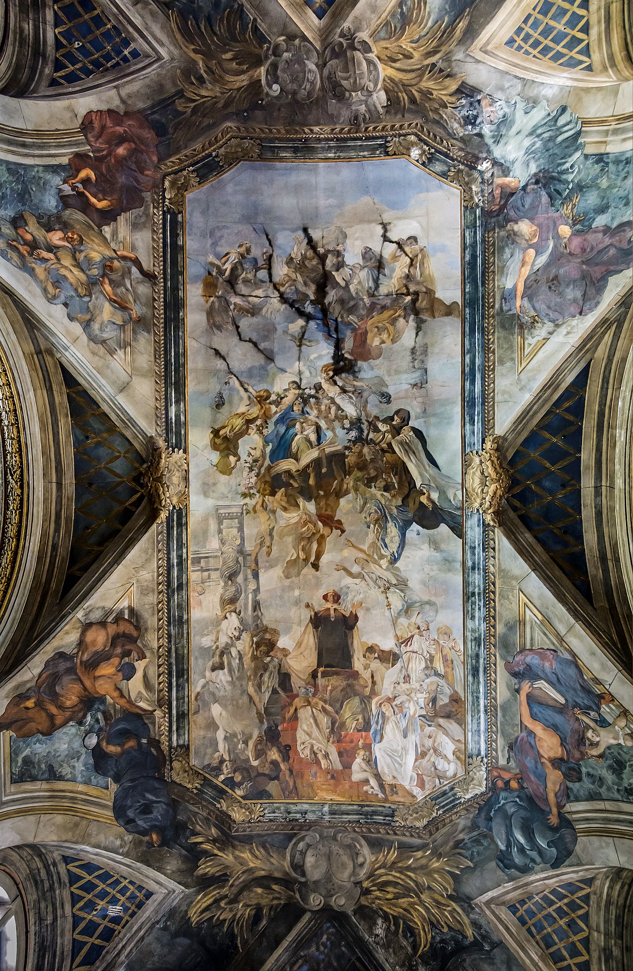 Santa Maria degli Scalzi (Venice) - Ceilling by Ettore Tito